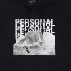 A Silent Joint Hooded Sweatshirt - Black