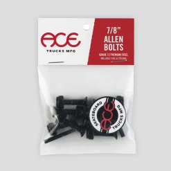 Ace Bolts Skate Hardware - Allen Black - 7/8"