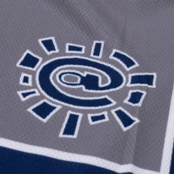 Always Do What You Should Do Court Shorts - Grey/Navy