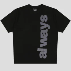Always Do What You Should Do Always Up Star T-Shirt - Black