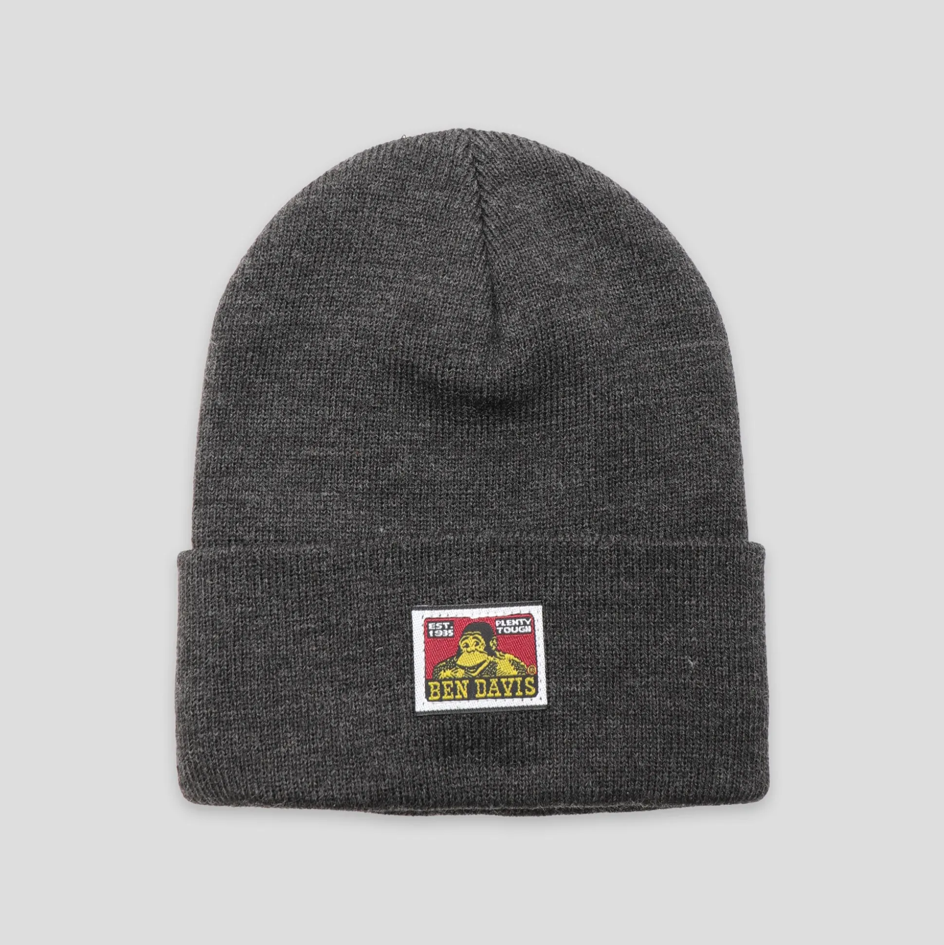 Ben Davis Classic Beanie - Charcoal Heather