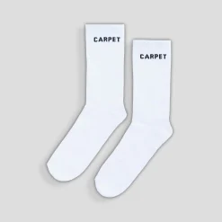 Carpet Company Carpet Sock - White