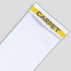 Carpet Company Carpet Sock - White