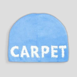 Carpet Rhinestone Beanie - Carolina Blue