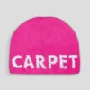 Carpet Rhinestone Beanie - Hot Pink