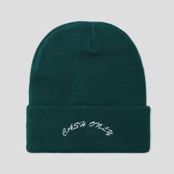 Cash Only Logo Beanie - Forest Green