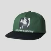 Come Sundown Brain Power Cap - Forest Green / Black