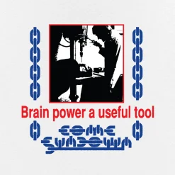 Come Sundown Brain Power Tee - White