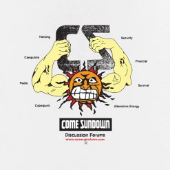 Come Sundown Forums Tee - White
