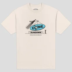 Come Sundown Nothing Heard Tee - Cream