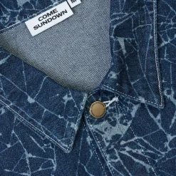 Come Sundown Toil Denim Jacket - Blue