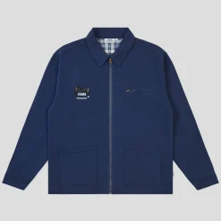 Come Sundown Toil Jacket - Washed Blue