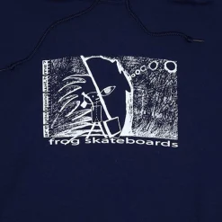 Frog Skateboards Hoodie R U Going With Me ? - Navy