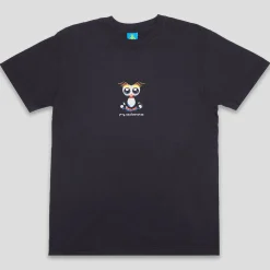 Frog Skateboards Tee Secret Penguin - Black