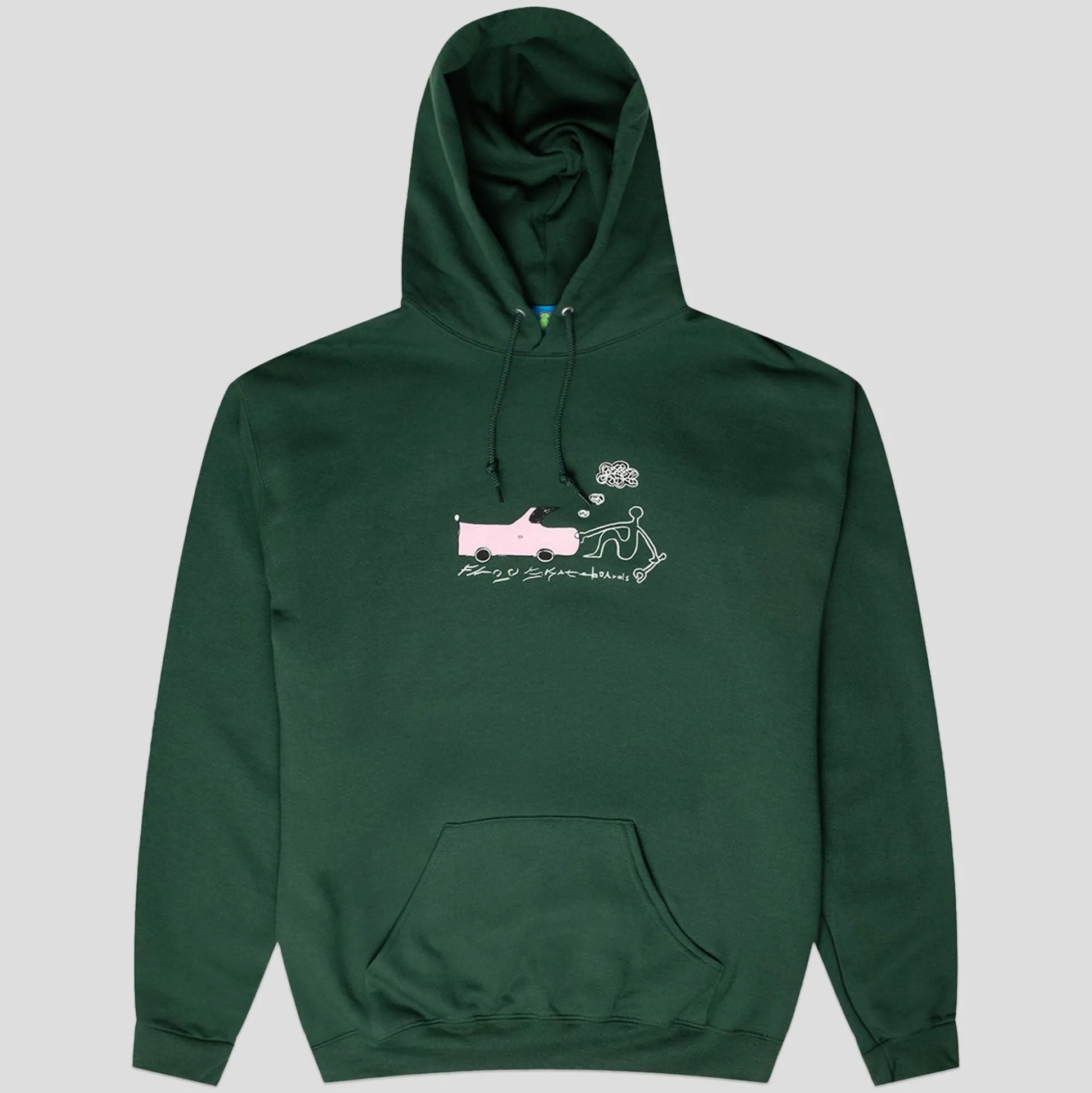 Frog Skateboards Truck Repair Hoodie - Forest Green