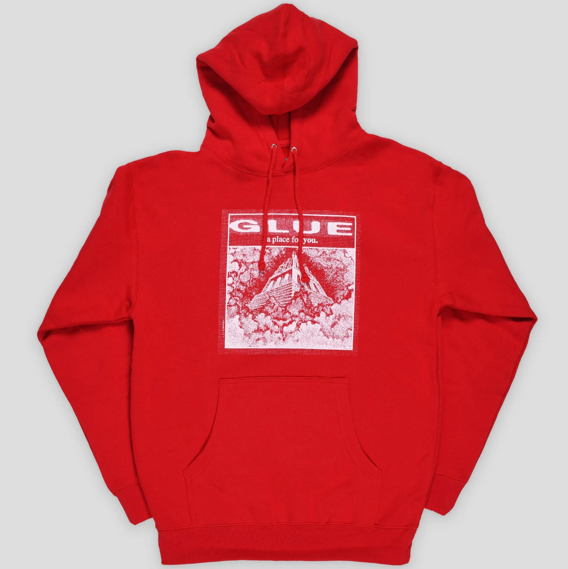 Glue Skateboards A Place For You Hoodie - Red