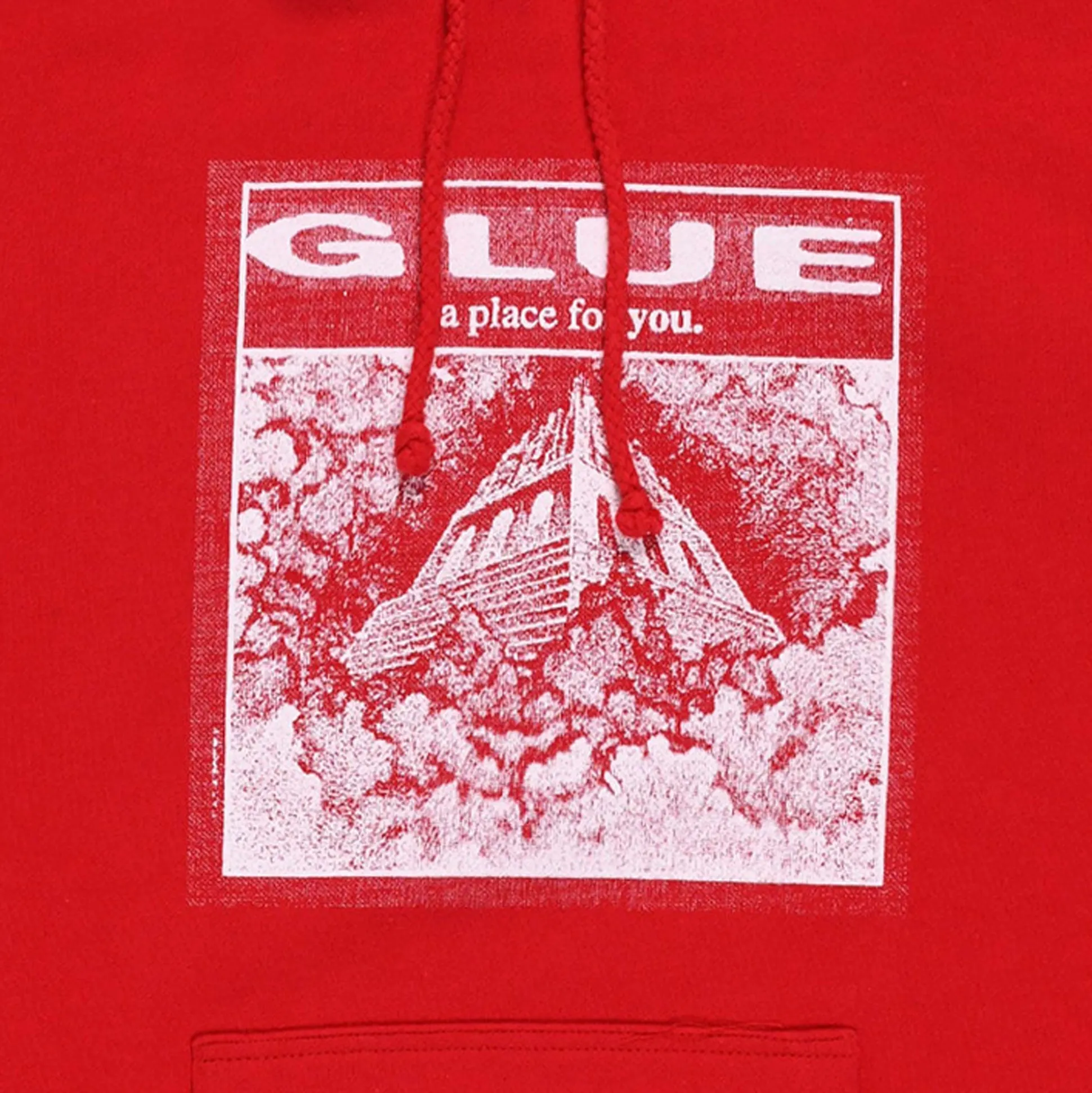Glue Skateboards A Place For You Hoodie - Red