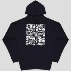 Glue Skateboards Pinned Hoodie - Navy