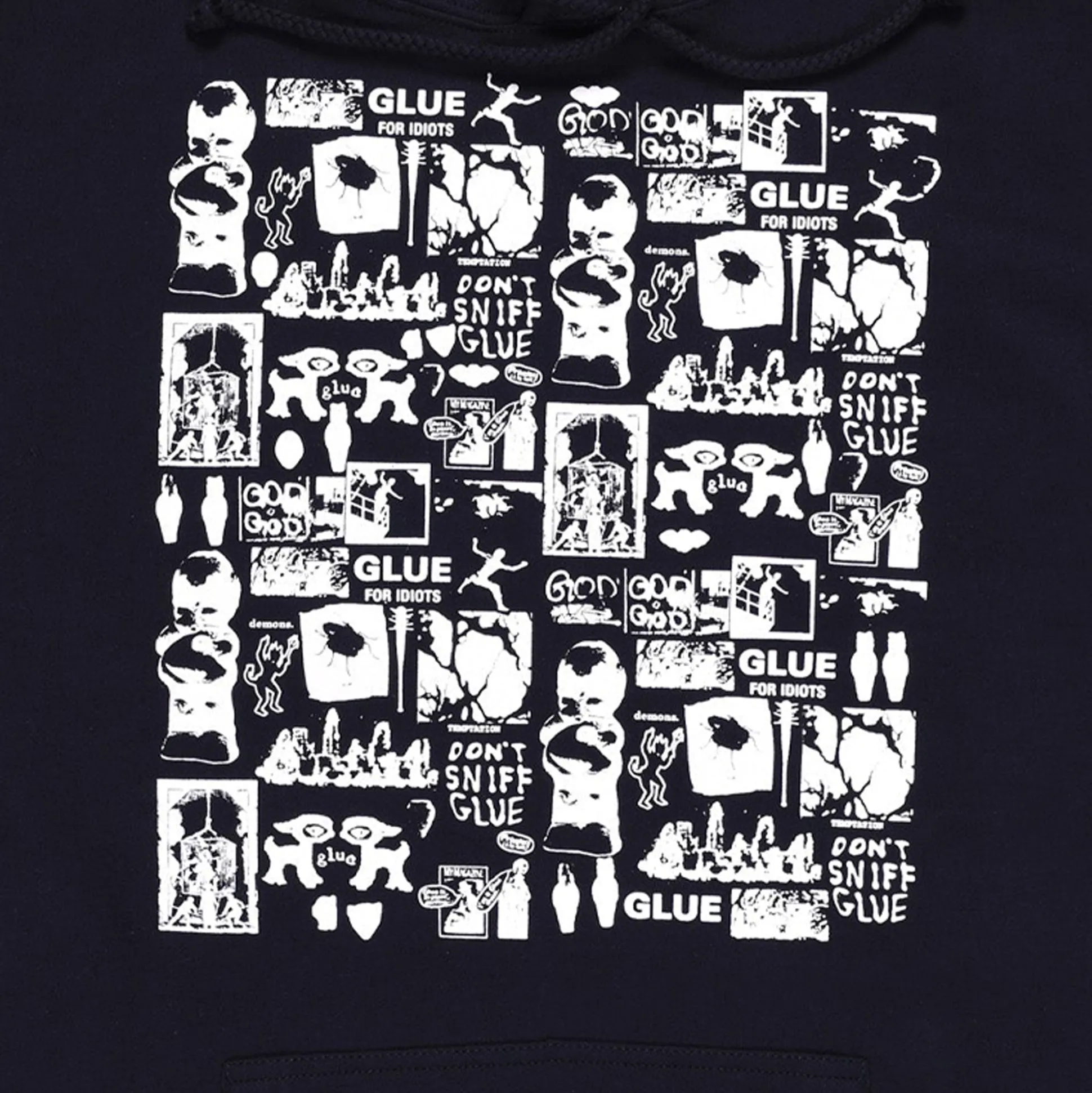 Glue Skateboards Pinned Hoodie - Navy