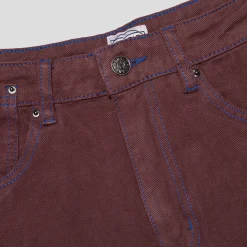 Hoddle 12 Ounce Denim Ranger Jean - Brown / Blue Stitch