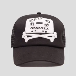 Hoddle & Radio No Piracy Trucker Cap - Black