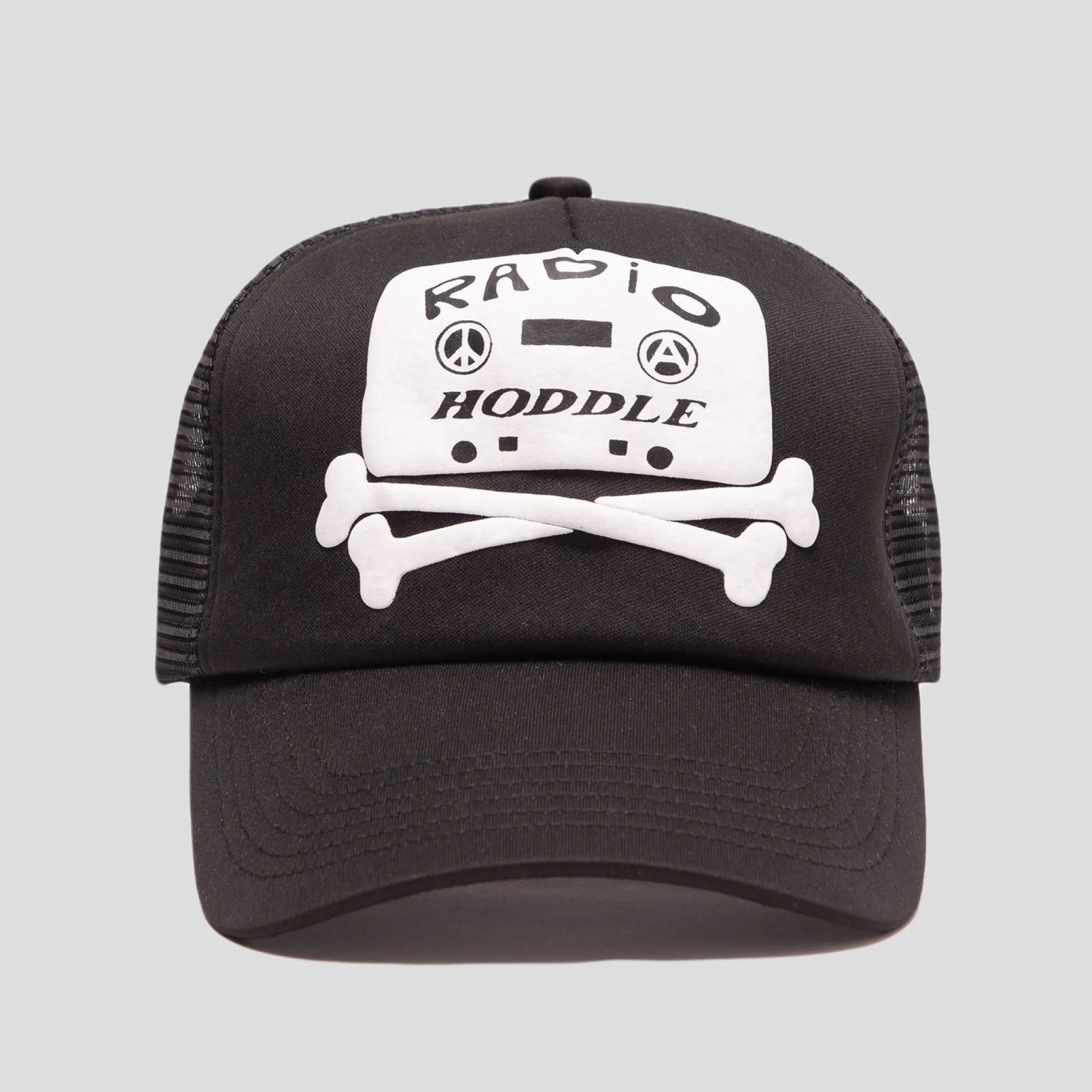 Hoddle & Radio No Piracy Trucker Cap - Black