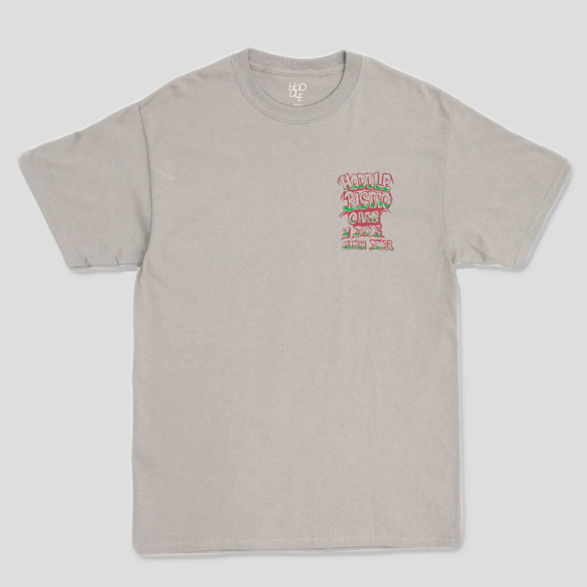 HODDLE "BISTRO" TEE GREY