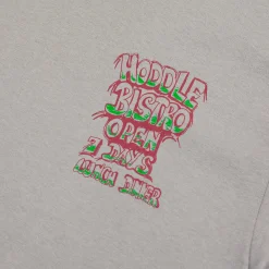 HODDLE "BISTRO" TEE GREY