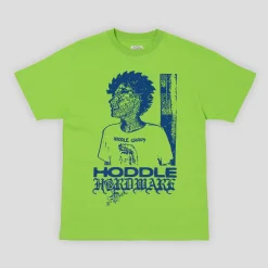 Hoddle Chaos Tee - Lime / Blue