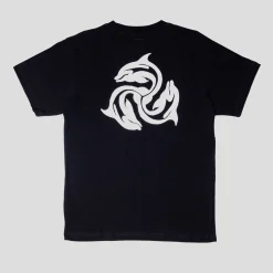 Hoddle Dolphin Tee - Black