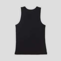 Hoddle Hardware Ribbed Singlet - Black