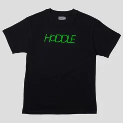 Hoddle Logo Tee - Black / Green
