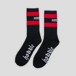 Hoddle Old English Socks - Black