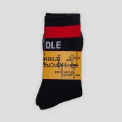Hoddle Old English Socks - Black