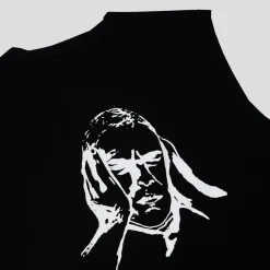 Hoddle Ribbed Vest - Black