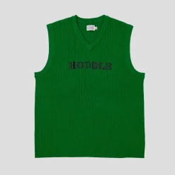 Hoddle Ribbed Vest - Forest Green