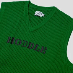 Hoddle Ribbed Vest - Forest Green