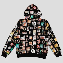 Hoddle Scrapbook Hoodie - Black