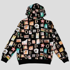 Hoddle Scrapbook Hoodie - Black