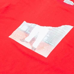 Hoddle Scrapbook Tee - Red