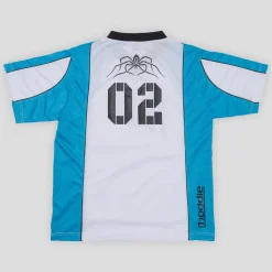 Hoddle Spider Football Jersey - White / Blue