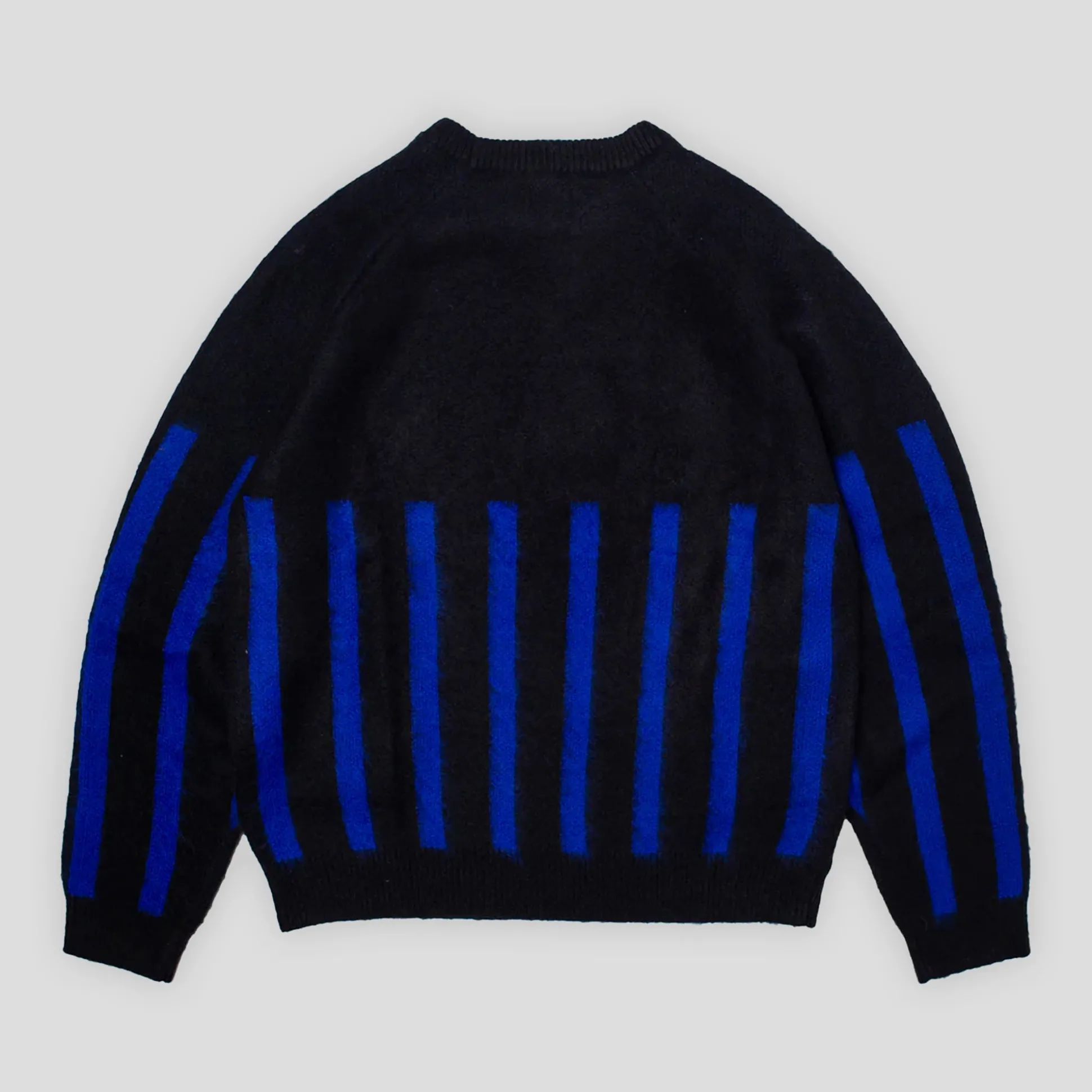 Hoddle Star Above Mohair Football Heavy Weight Knit - Black / Navy
