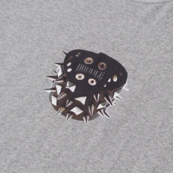 Hoddle Stud Tee - Grey Heather