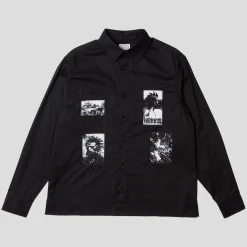 Hoddle Vision Of Hell Oxford Shirt - Black