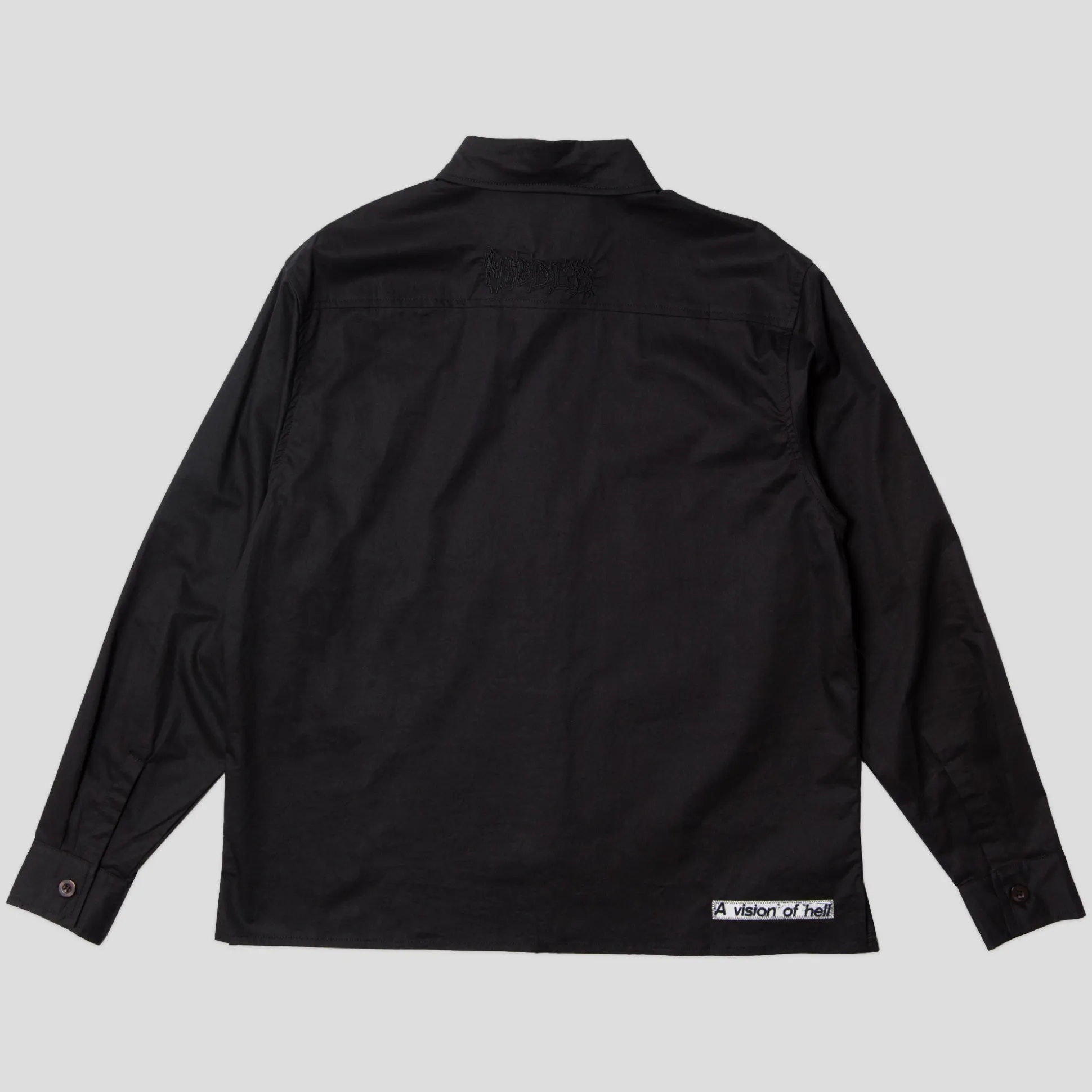 Hoddle Vision Of Hell Oxford Shirt - Black