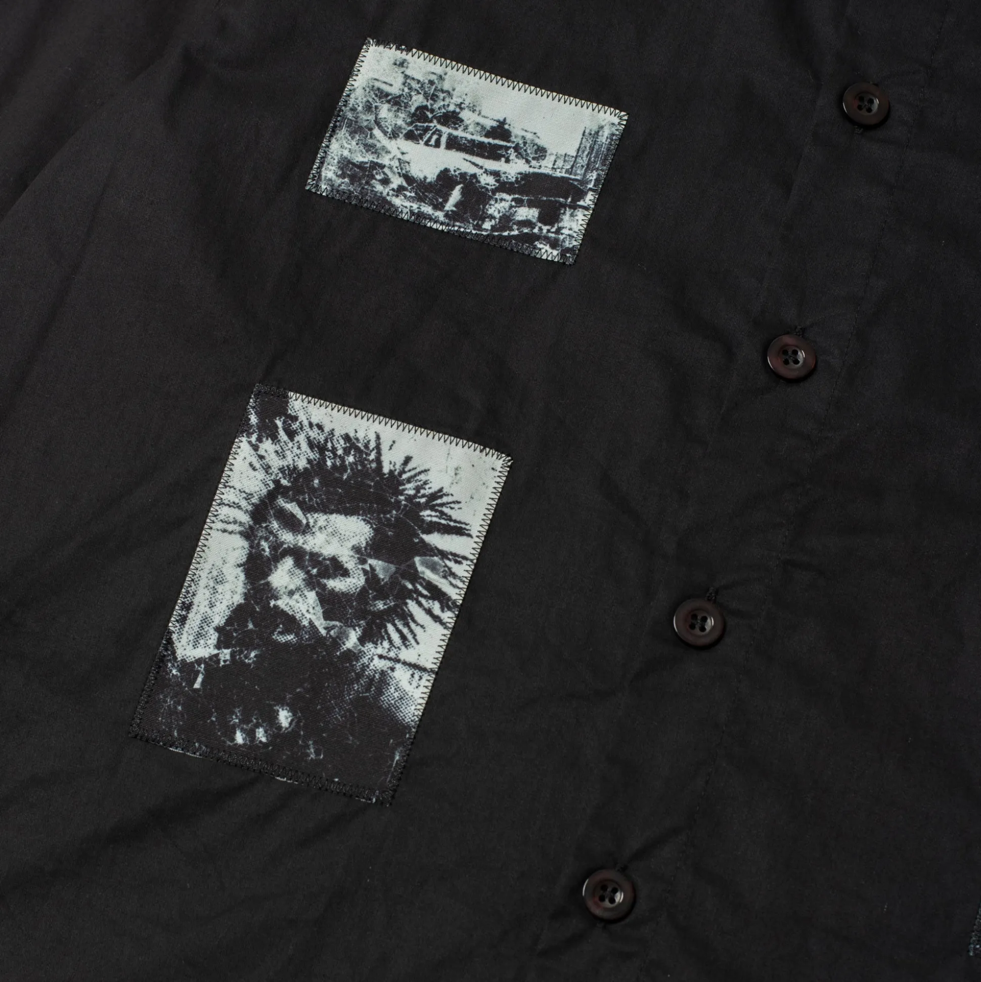 Hoddle Vision Of Hell Oxford Shirt - Black