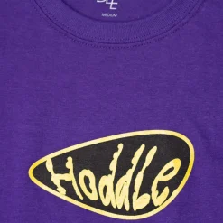 HODDLE "WASHING LOGO" TEE PURPLE