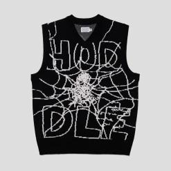 Hoddle Web Vest - Black / White