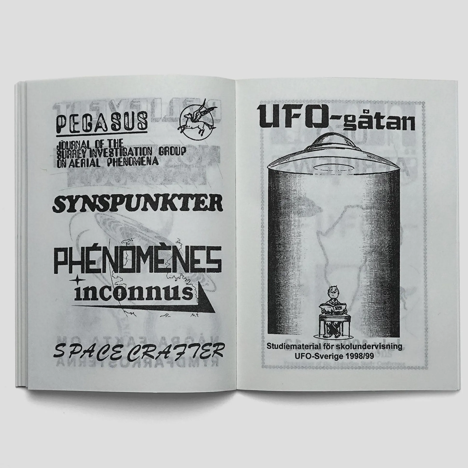 Klasse Wrecks KFAX12 Logos of the Early Ufology Scene