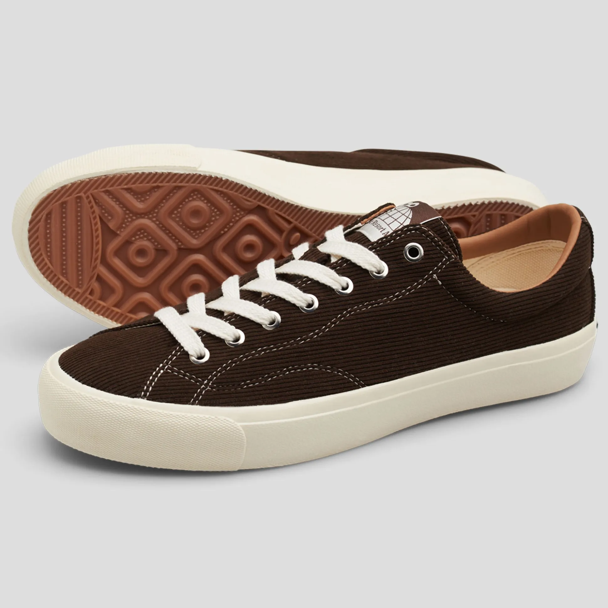 Last Resort AB VM003 Cord - Dark Brown / White